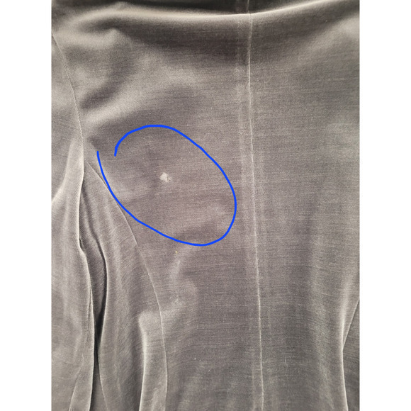 Vintage Butte Knit Iridescent Velour Rhinestone Button Jacket Maxi Skirt Set - Picture 12 of 17